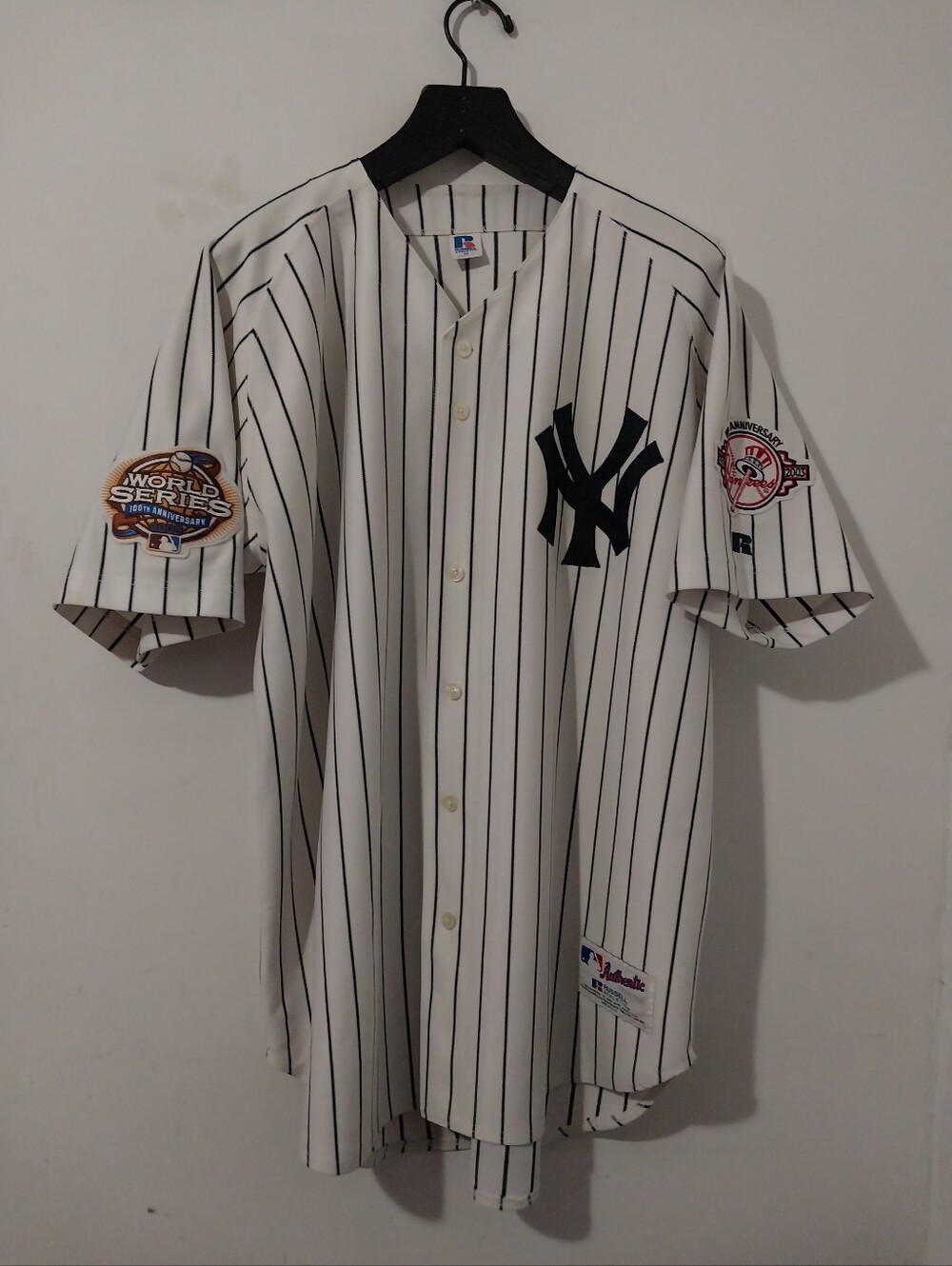 Russell Atheltic Vtg. Ny Yankees Hideki Matsui 2003 Rookie Home Jersey Size 52